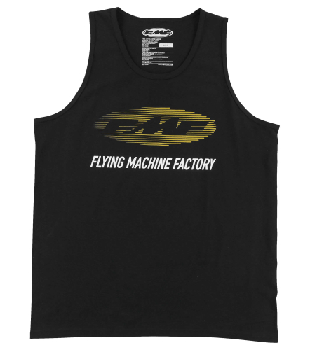 FMF Racing - FMF Racing Stacked Tank Top - SU7123901-BLK-LG - Black - Large