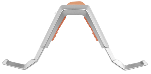 100% - 100% Nose Bridge for Speedcraft LL Sunglasses - Chrome/Orange - 62031-036-01