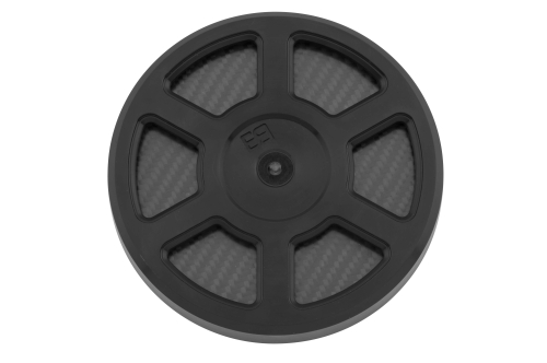 Brass Balls Cycles - Brass Balls Cycles Defender Air Cleaner Cover - Black - BB03-152