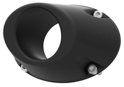 HMF Engineering - HMF Engineering Euro Horizontal Elliptical End Cap - Blackout - 6999206