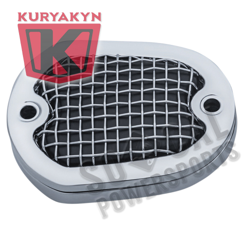 Kuryakyn - Kuryakyn Mesh Brake Master Cylinder Cover - Chrome - 6558