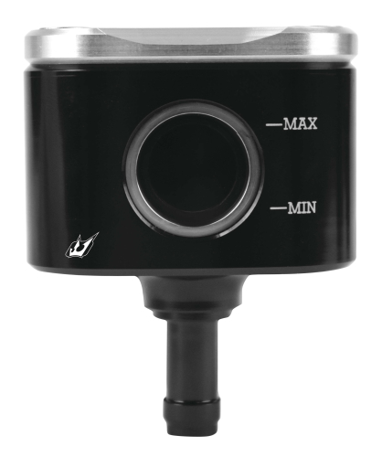 Driven Racing - Driven Racing Halo Fluid Container Rear Brake - Bottom 8MM Outlet - Silver - DRRBE-01-SL