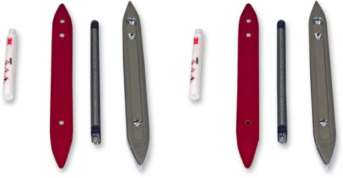 Custom Dynamics - Custom Dynamics 8in. LED Rear Bag/Panel Lights - Chrome Housing - Smoke Lens - CD-BL8C-RS