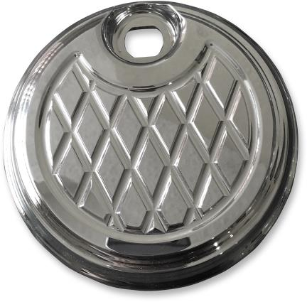 Eddie Trotta Designs - Eddie Trotta Designs Fuel Door - Platinum Cut - Chrome - TC-105