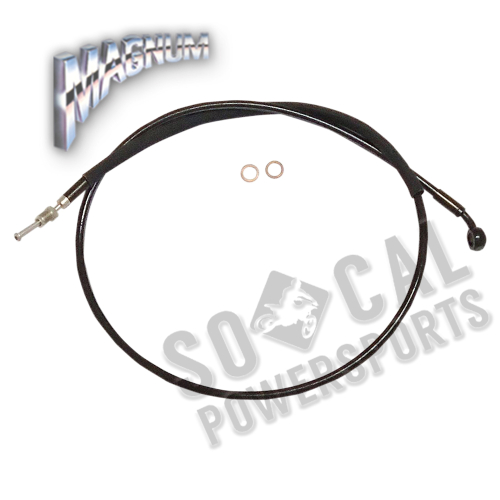 Magnum - Magnum Alternative Length Black Pearl Braided Hydraulic Clutch Cable - 66in. - 41866