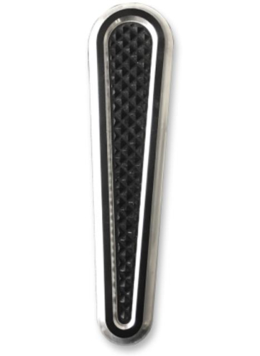 Eddie Trotta Designs - Eddie Trotta Designs Dash Panel Insert - Cross Cut - Black Anodized - TC-108B