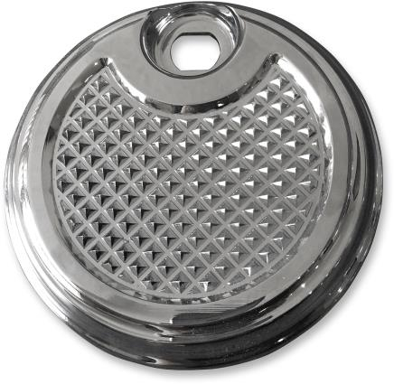 Eddie Trotta Designs - Eddie Trotta Designs Fuel Door - Cross Cut - Chrome - TC-104