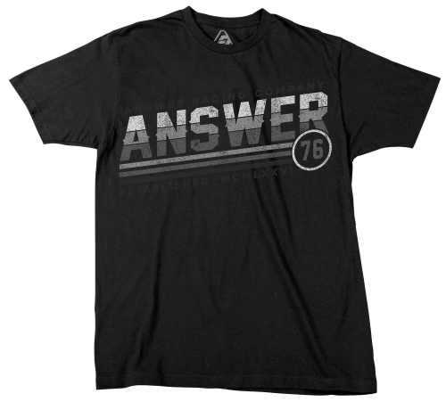 Answer - Answer Ascend T-Shirt - 0404-0713-0052 - Black - Small