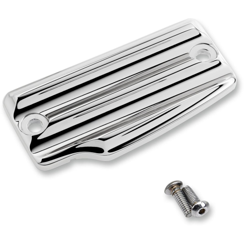 Joker Machine - Joker Machine Rear Master Cylinder Cover - Finned - Chrome - 30-390-3