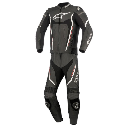 Alpinestars - Alpinestars Motegi Two-Piece Leather Suit V2 - 3161017-123-46 - Black - 36