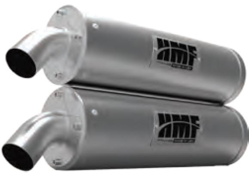 HMF Engineering - HMF Engineering Titan Series Dual 3/4 Exhaust - Center Mount - Blackout - 516572638793