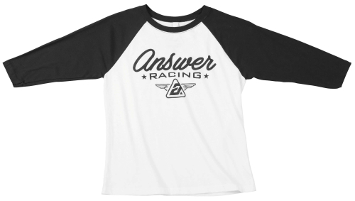 Answer - Answer Team 76 Youth Long Sleeve Shirt - 0404-2718-3853 - Black/White - Medium