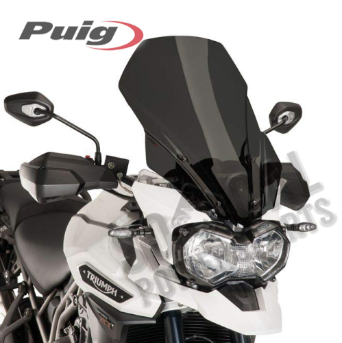 PUIG - PUIG Touring Windscreen - Dark Smoke - 8915F