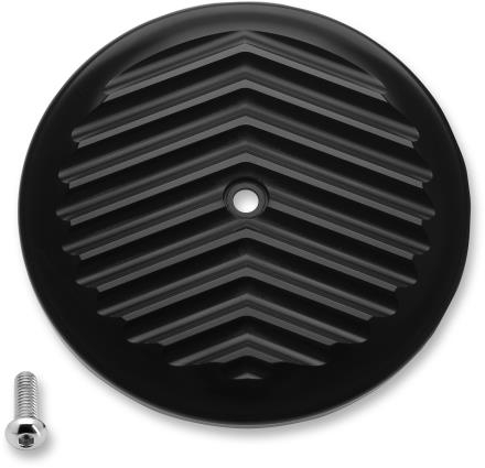 Joker Machine - Joker Machine VT Air Intake Cover - V-Fin - Chrome - 02-224-1