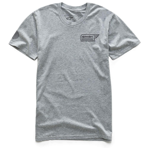 Alpinestars - Alpinestars Static Tee Shirt  - 101773215182-M - Athletic Heather/Black - Medium