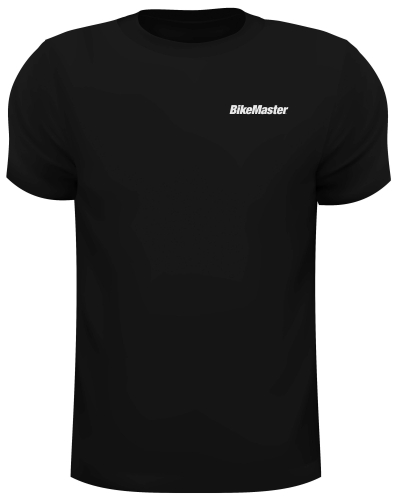 BikeMaster - BikeMaster Built Not Bought T-Shirt - DM108-BM-BLK-SM - Black - Small