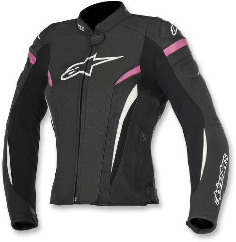 Alpinestars - Alpinestars Stella GP Plus R Airflow Leather Jacket V2 - 3110617-1039-38 - Black/White/Fuchsia - 2