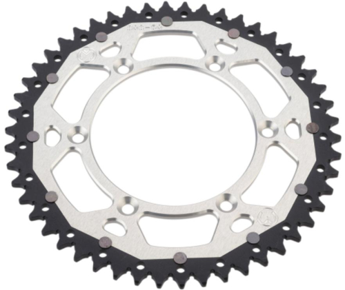 Moose Racing - Moose Racing Dual Rear Sprockets - Silver - 52T - 1210-1473