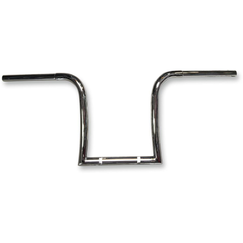 Nash Motorcycle Company - Nash Motorcycle Company Gimp Hangers Handlebar - 12in End Rise - 1in Dia. x 33in W - 10.5in Center Width - 5in Pullback - Ch - 12IGCHDK