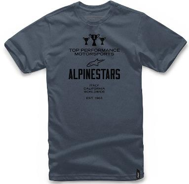 Alpinestars - Alpinestars Worldwide Tee Shirt  - 1017720127000L - Navy Heather - Large