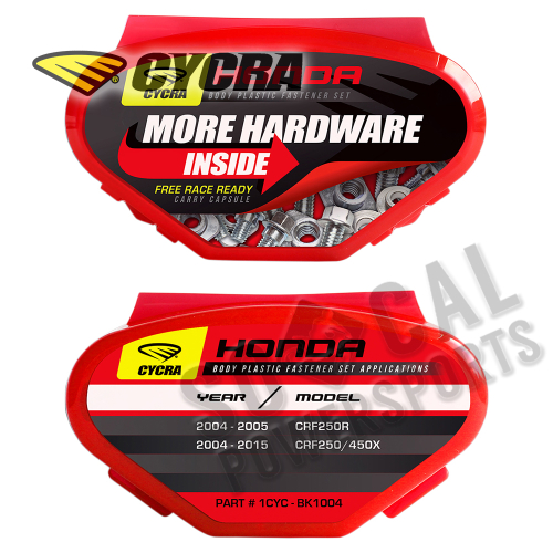 Cycra - Cycra Body Plastic Fastener Set - 1CYC-BK1004