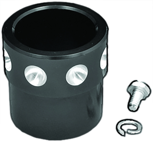 West-Eagle Motorcycle Products - West-Eagle Motorcycle Products Universal Exhaust Tip - Drilled - Contrast  - H4248-AB
