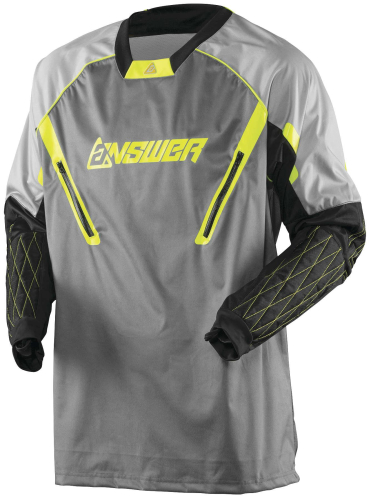 Answer - Answer Taiga XC Jersey - 0409-0925-5452 - Gray/Hi-Vis Yellow - Small