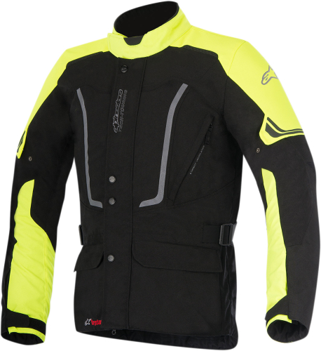 Alpinestars - Alpinestars Vence Drystar Jacket - 3207317-155-M - Black/Yellow Fluo - Medium