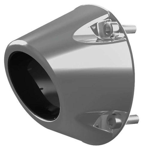 HMF Engineering - HMF Engineering Euro Big Core End Cap - Polished - 6994507