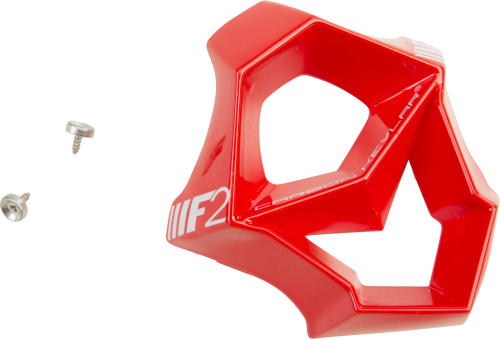 Fly Racing - Fly Racing Mouth Piece for F2 Carbon-Rewire Helmets - Red/Gray - 73-46351