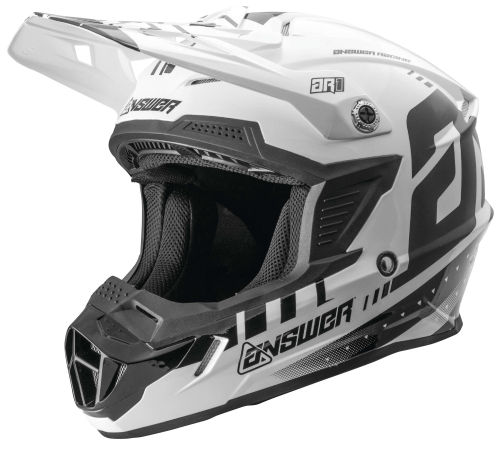 Answer - Answer AR-1 Graphics Helmet - 0411-0603-3856 - Black/White - 2XL