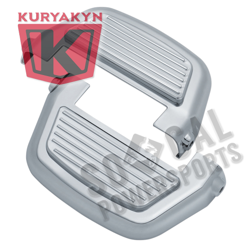 Kuryakyn - Kuryakyn Finned Board Covers - Chrome - 8876