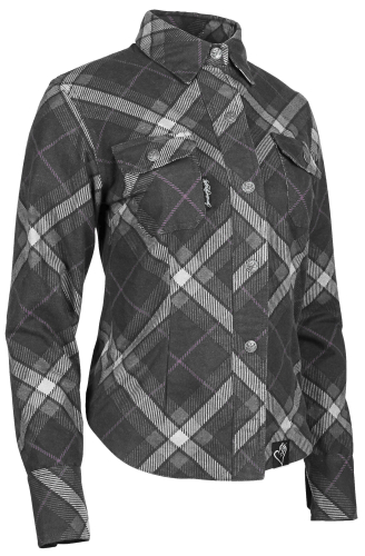Speed & Strength - Speed & Strength Cross My Heart Reinforced Moto Shirt - 1106-1402-0052 - Gray - Small