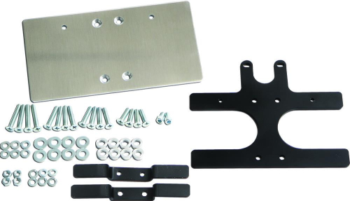 West-Eagle Motorcycle Products - West-Eagle Motorcycle Products Sissy Bar License Plate/Tail Light Mount - 2465