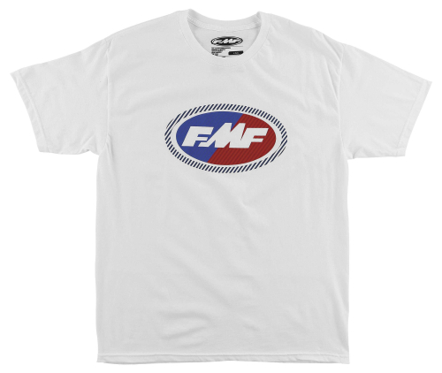FMF Racing - FMF Racing Slice T-Shirt - FA7118905-WHT-LG - White - Large