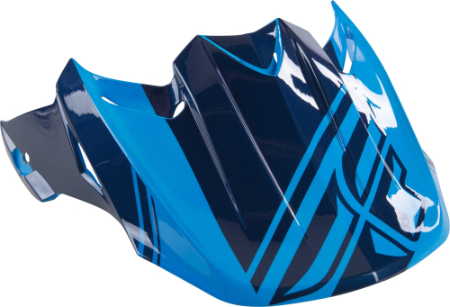 Fly Racing - Fly Racing Visor for F2 Carbon-Rewire Helmets - Blue/Light Blue - 73-46342