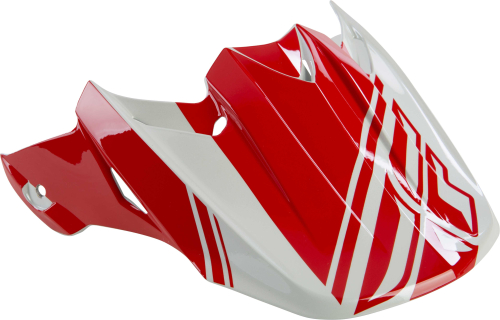 Fly Racing - Fly Racing Visor for F2 Carbon-Rewire Helmets - Red/Gray - 73-46341