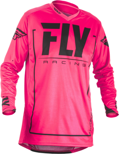 Fly Racing - Fly Racing Lite Hydrogen Jersey (2018) - 371-7292X - Neon Pink/Black - 2XL