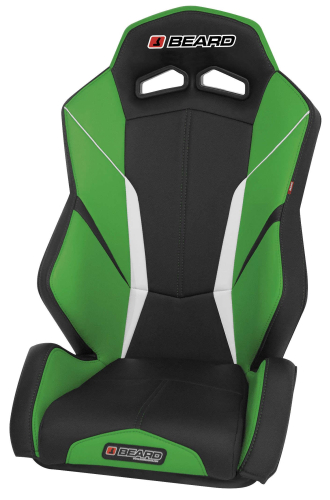 Beard Seats - Beard Seats Torque V2 Front Seat (Single) - Black/Green - 850-522