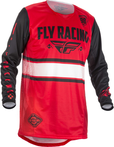 Fly Racing - Fly Racing Kinetic Era Jersey - 371-422X - Red/Black - 2XL