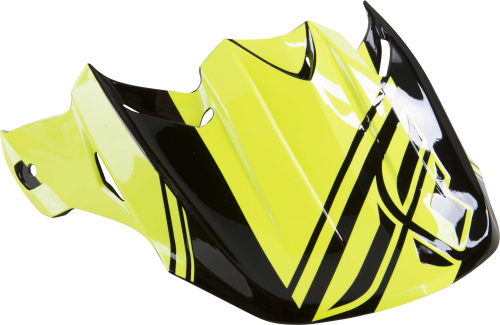 Fly Racing - Fly Racing Visor for F2 Carbon-Rewire Helmets - Hi-Vis/Black - 73-46340