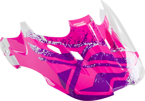 Fly Racing - Fly Racing Visor for Kinetic Burnish Helmets - Pink/White/Purple - 73-47949