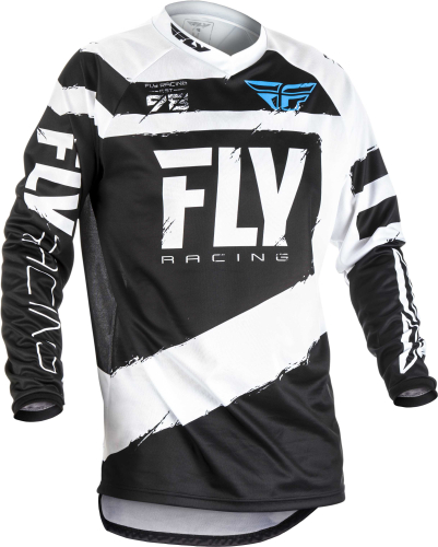 Fly Racing - Fly Racing F-16 Jersey (2018) - 371-920M - Black/White - Medium