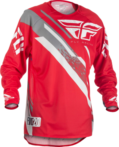 Fly Racing - Fly Racing Evolution 2.0 Jersey - 371-2222X - Red/Gray/White - 2XL