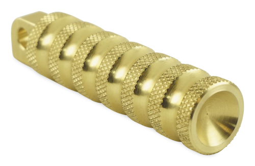 Brass Balls Cycles - Brass Balls Cycles Ribbed Footpegs - Brass - BB08-008
