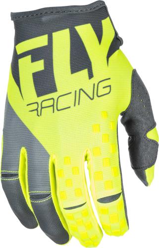 Fly Racing - Fly Racing Kinetic Gloves  - 371-41709 - Hi-Vis/Gray - Medium