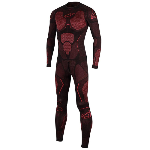 Alpinestars - Alpinestars Ride Tech Summer One-Piece Undersuit - 475281713-M/L - Black/Red - Md-Lg