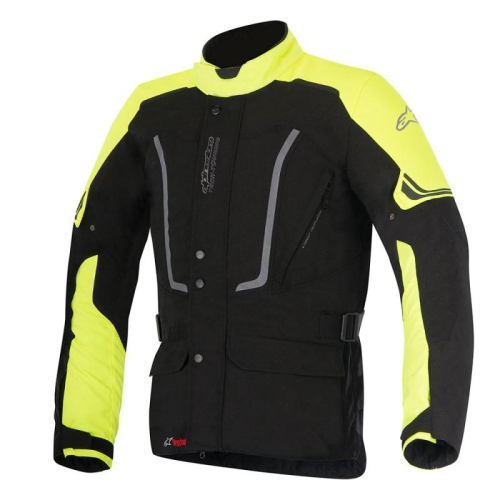 Alpinestars - Alpinestars Vence Drystar Jacket - 3207317-155-2X - Black/Yellow Fluo - 2XL