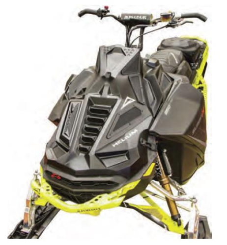 Skinz Protective Gear - Skinz Protective Gear Helium Access Hood Kit for Ski-Doo - Black - SDHK475-FBK