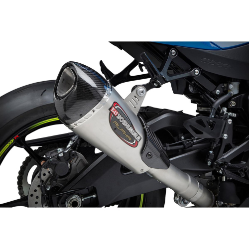 Yoshimura - Yoshimura Alpha T Street Series Works Finish Slip-On - Stainless Steel Muffler - 11182BP520